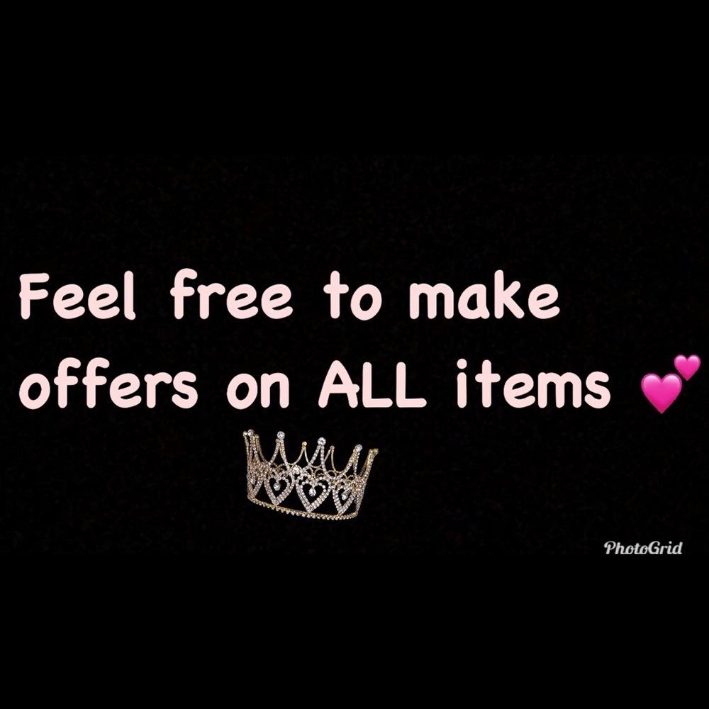MAKE OFFERS GUYS FOR ANY ITEMS YOU LOVE 💕